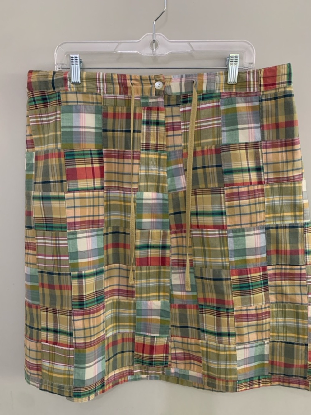 Madras Plaid Golf Skirt Classic Prep